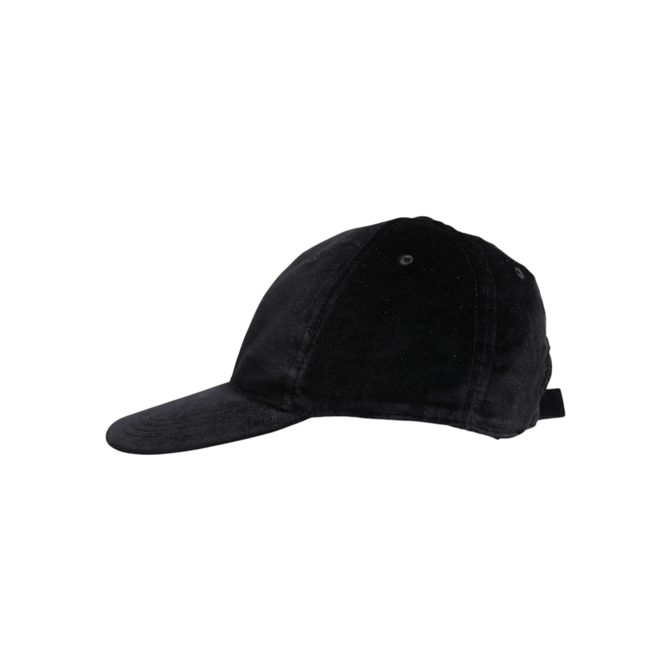 Dolce & Gabbana Black Cotton 6 Panels Baseball Cap