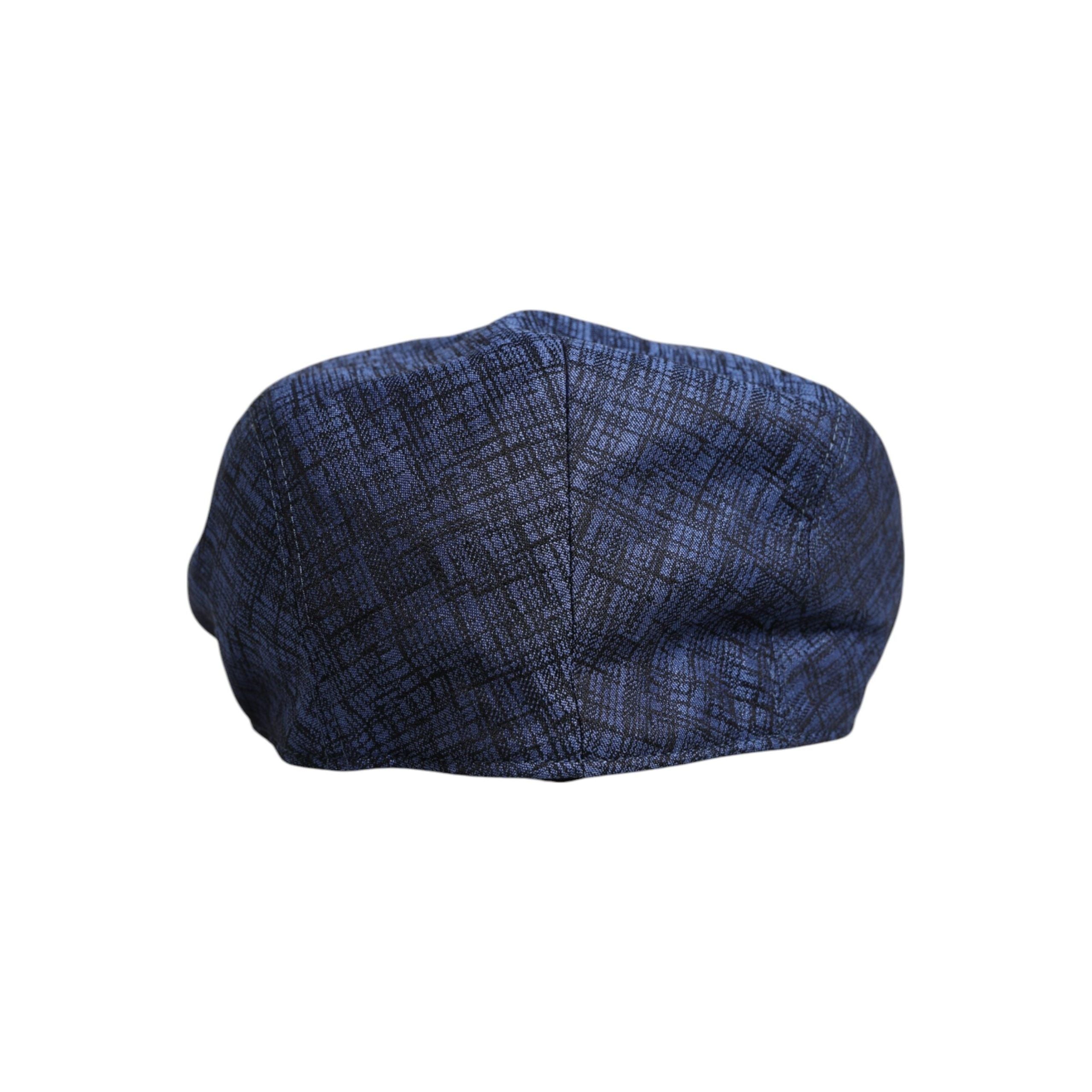 Dolce & Gabbana Blue Cotton Stretch Newsboy Hat Elegance