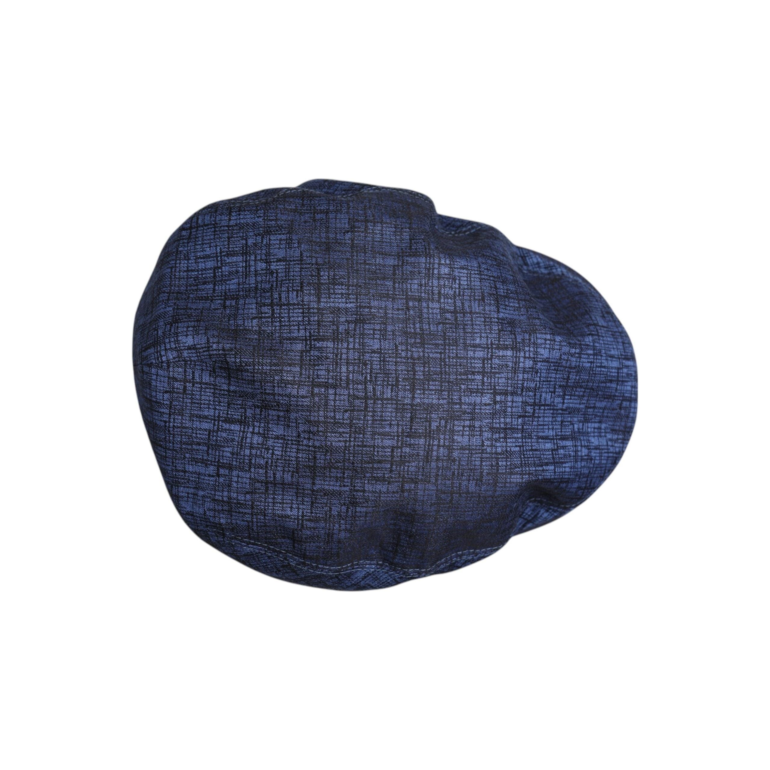 Dolce & Gabbana Blue Cotton Stretch Newsboy Hat Elegance