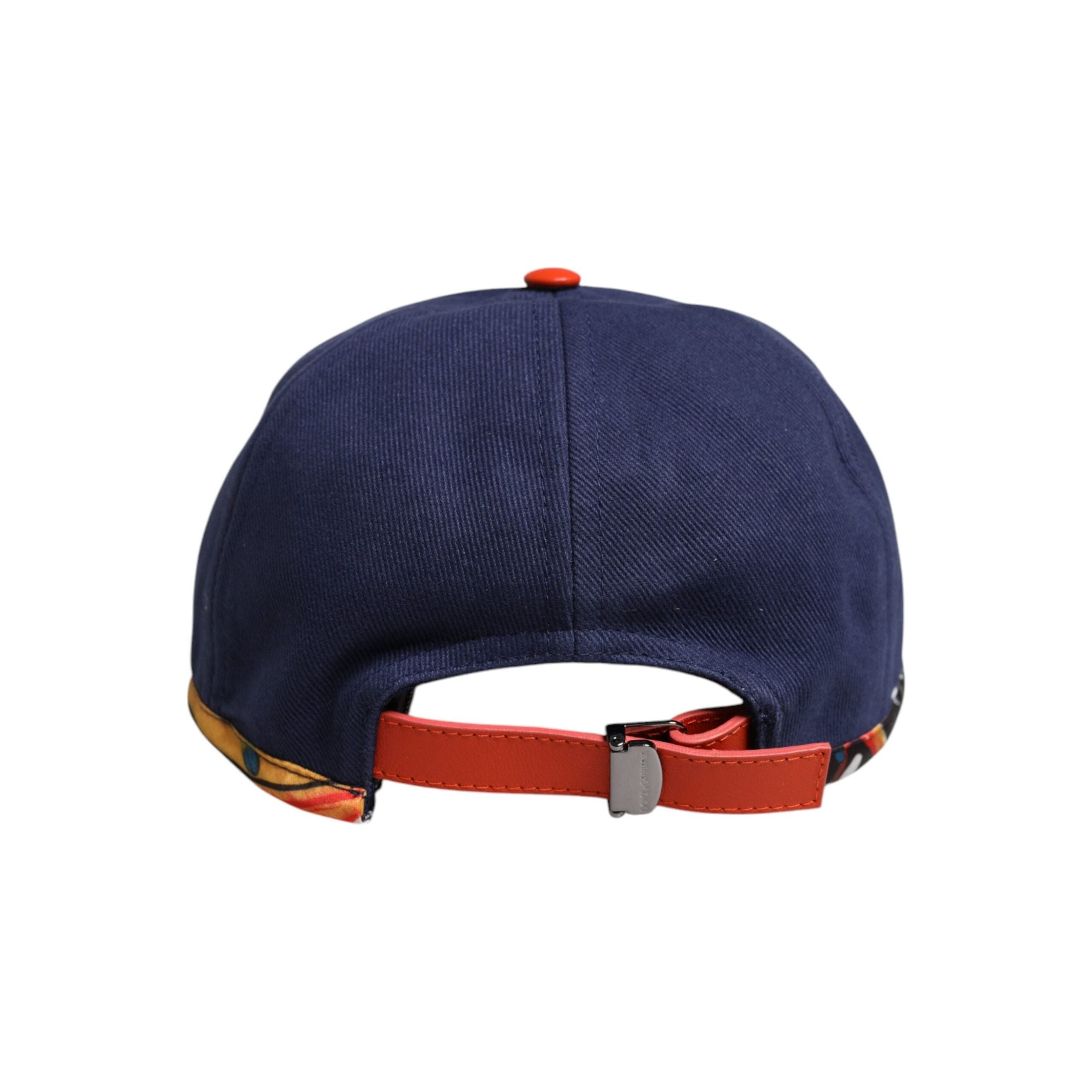 Dolce & Gabbana Blue Cotton 6 Panels Baseball Cap
