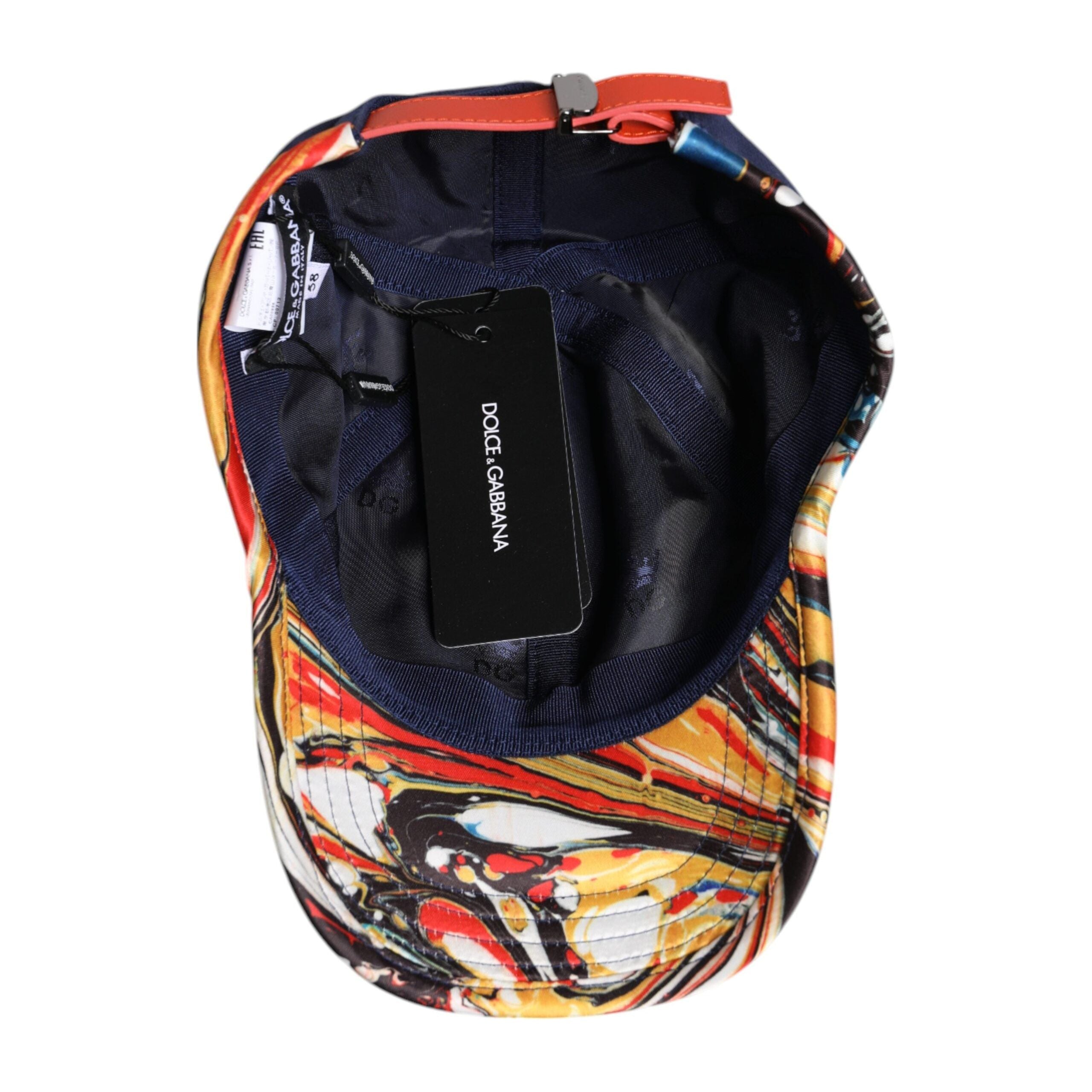 Dolce & Gabbana Blue Cotton 6 Panels Baseball Cap
