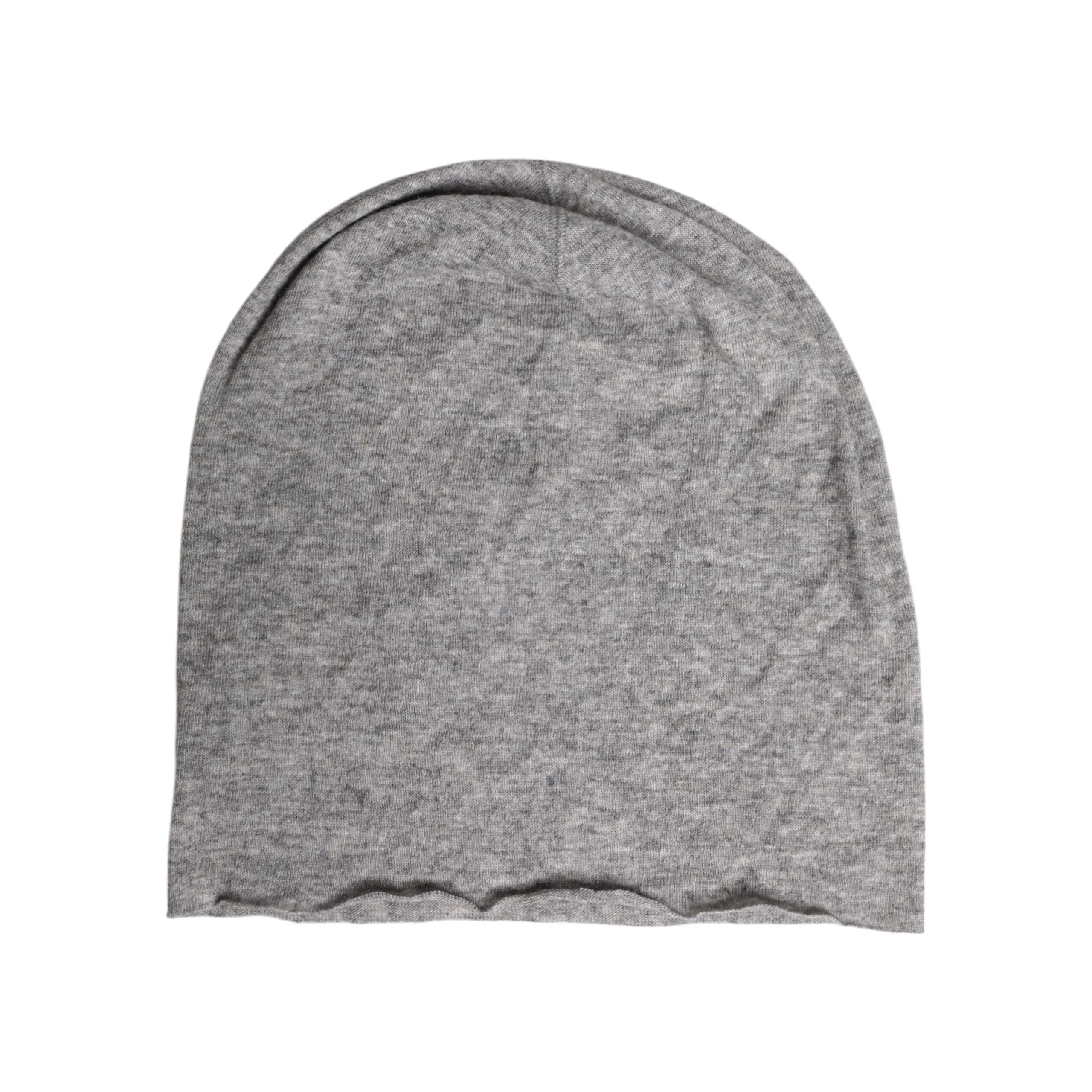 Dolce & Gabbana Gray Viscose Blend Knitted Beanie Cap
