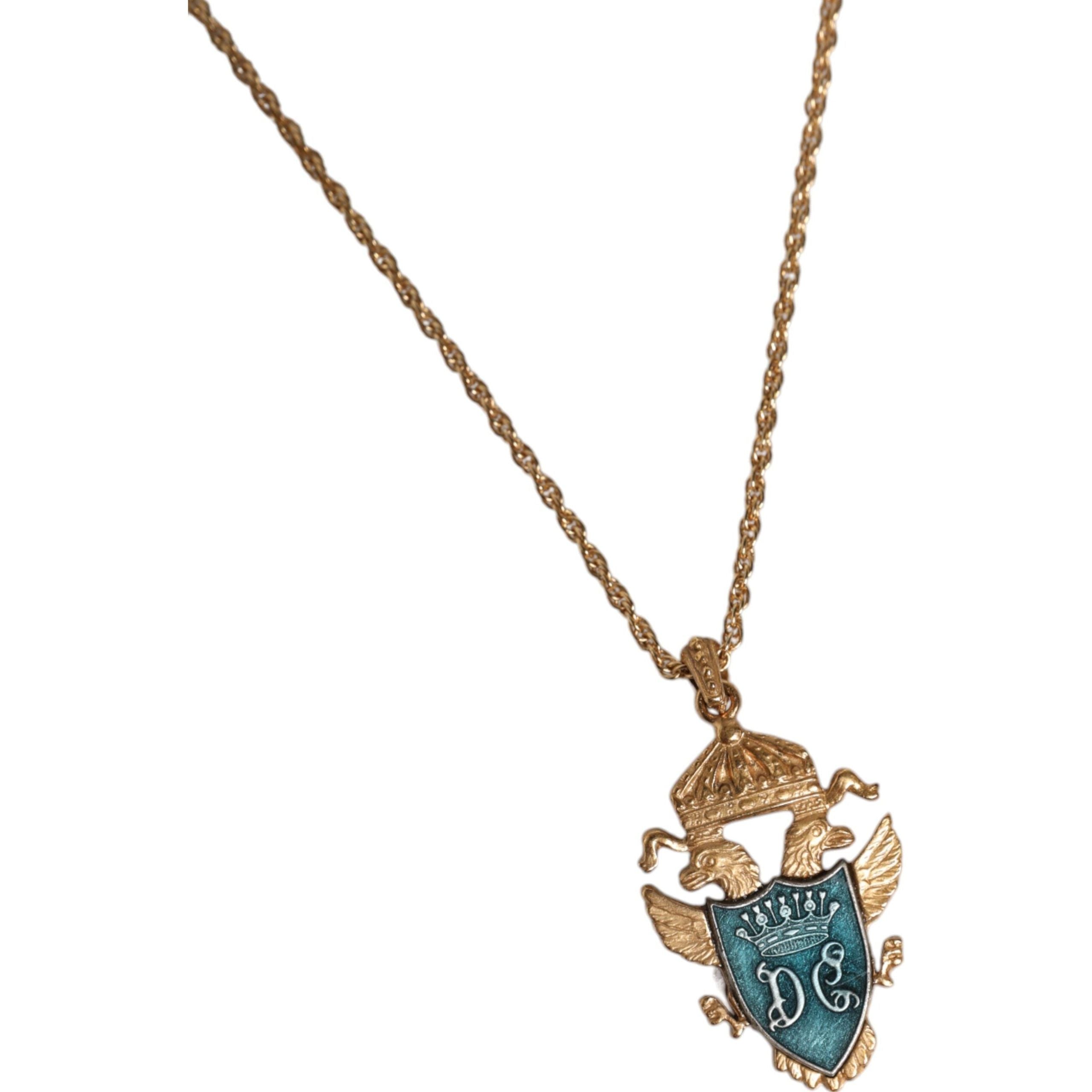 Dolce & Gabbana Gold Tone Brass Statement Necklace