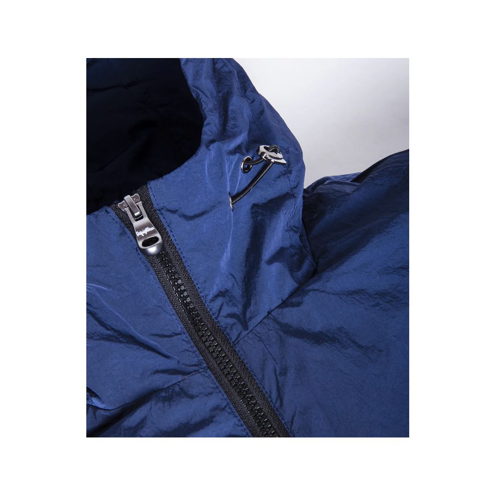 Refrigiwear Blue Cotton Summer Jacket for Elevated Style