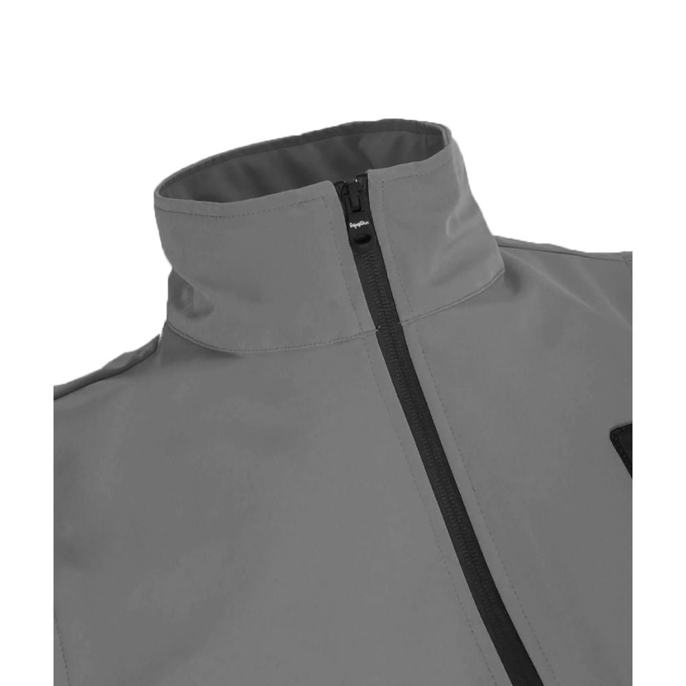 Refrigiwear Gray Nylon Vest for Elevated Urban Sophistication