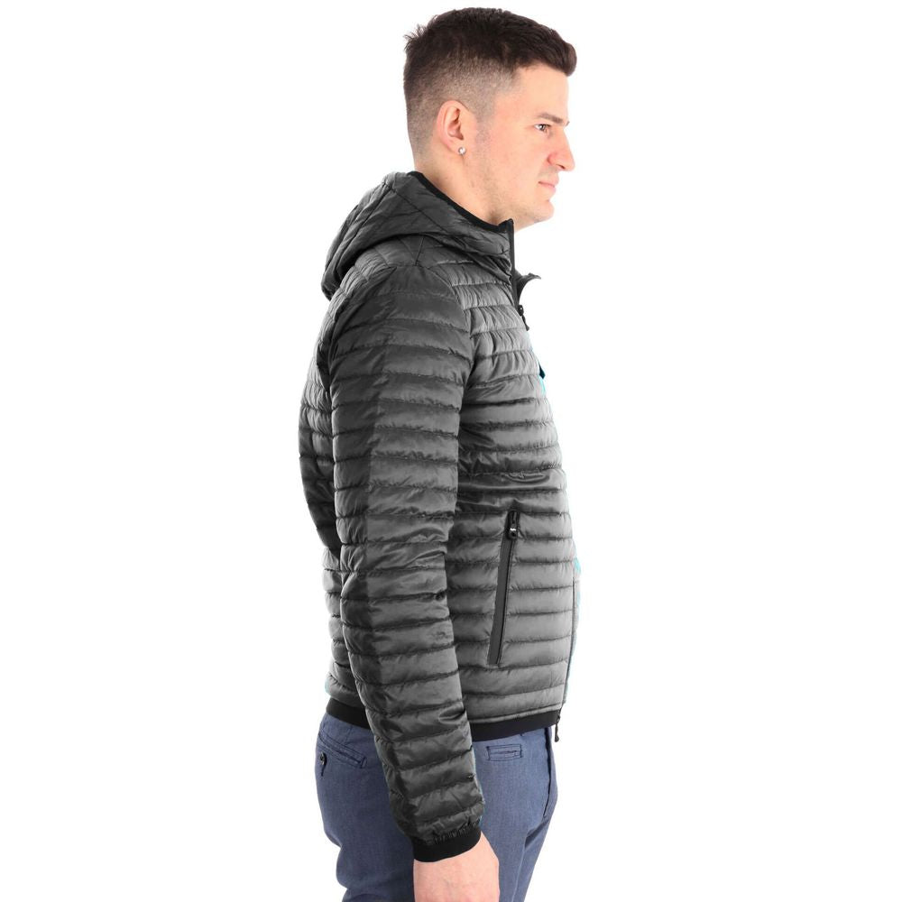 Refrigiwear Gray Nylon Jacket for Elevated Urban Style