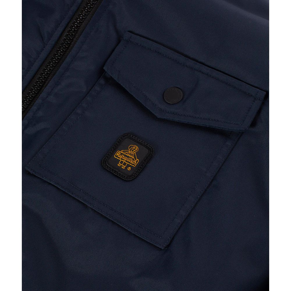 Refrigiwear Blue Luxe Jacket for Sophisticated Style