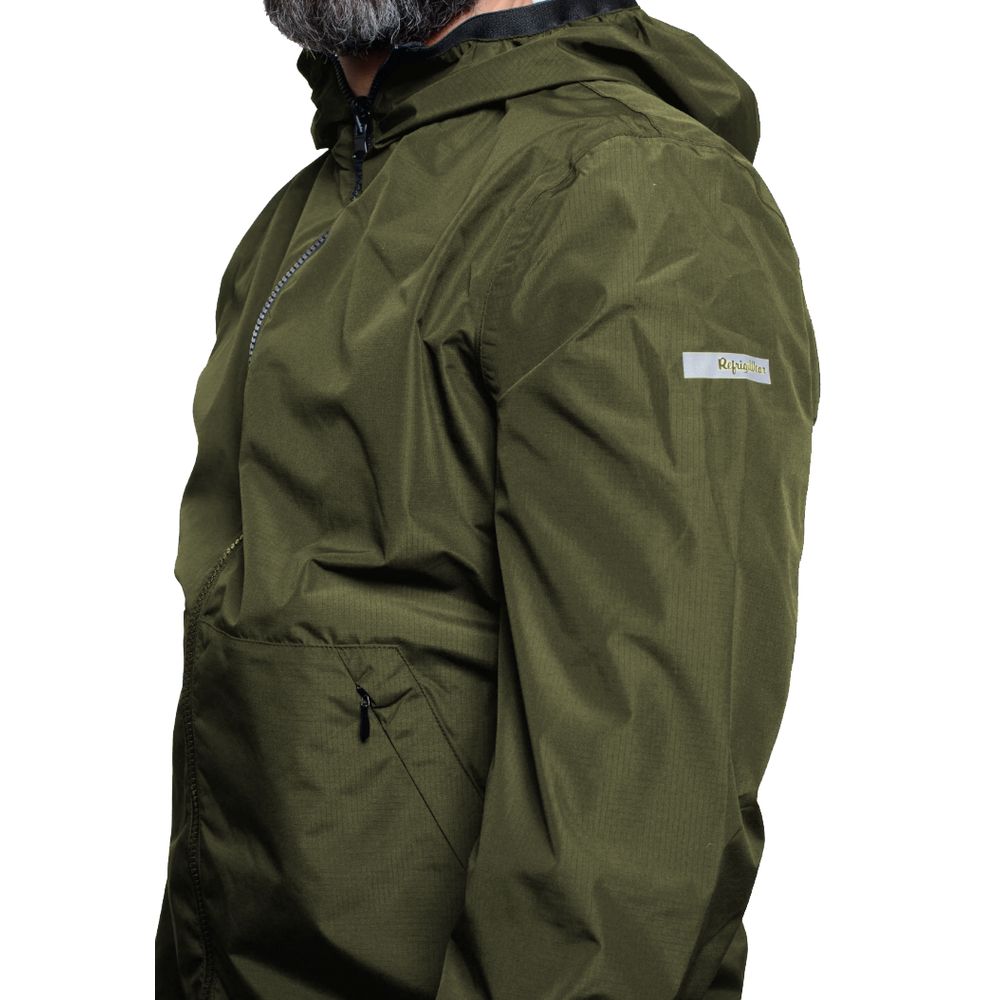 Refrigiwear Green Nylon Jacket for Elevated Outerwear Style
