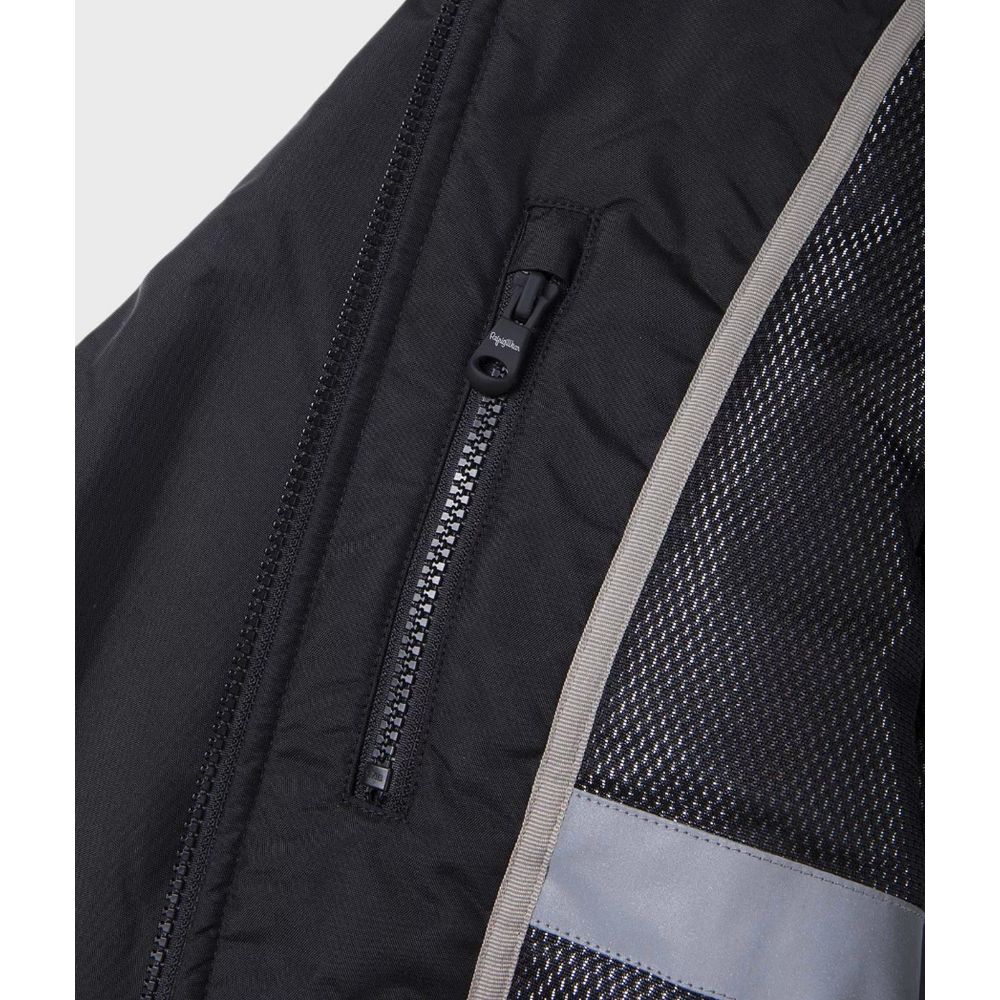 Refrigiwear Black Nylon Jacket - Effortless Urban Elegance