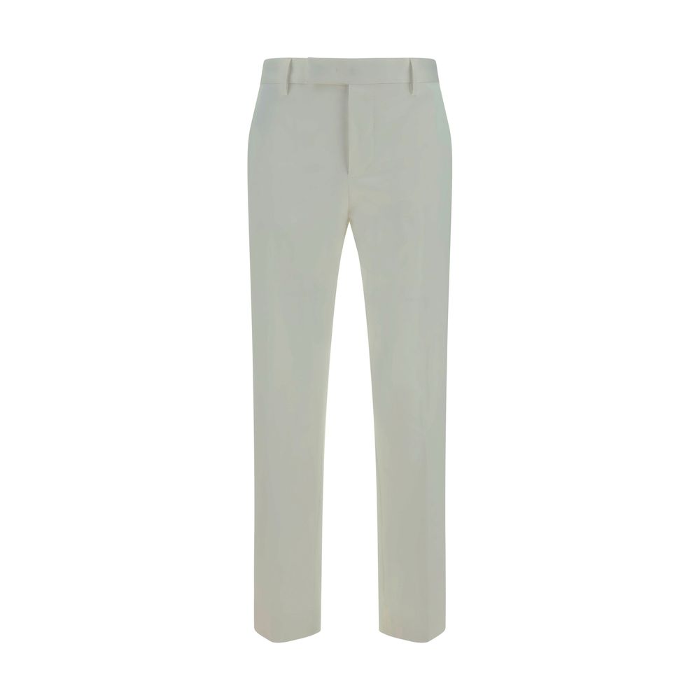 PT Torino Navy Cotton Pants - Elevated Elegance Redefined