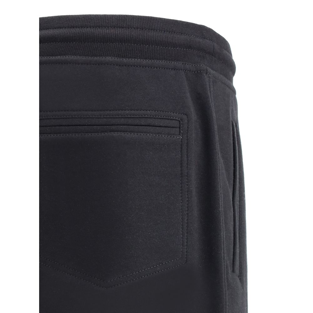 Brunello Cucinelli Grey Cotton Sweatpants for Elevated Comfort