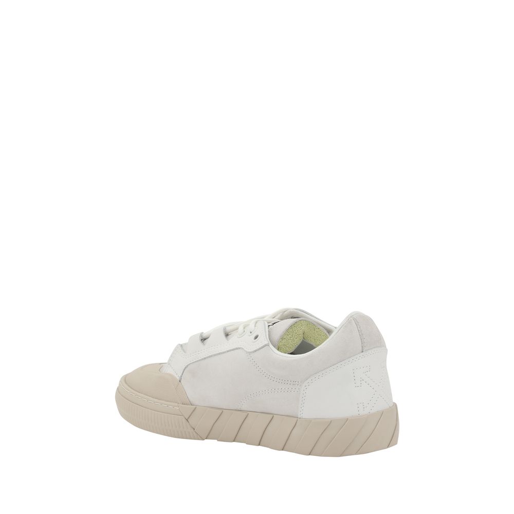 Off-White White Premium Suede Vulcanized 779 Sneakers