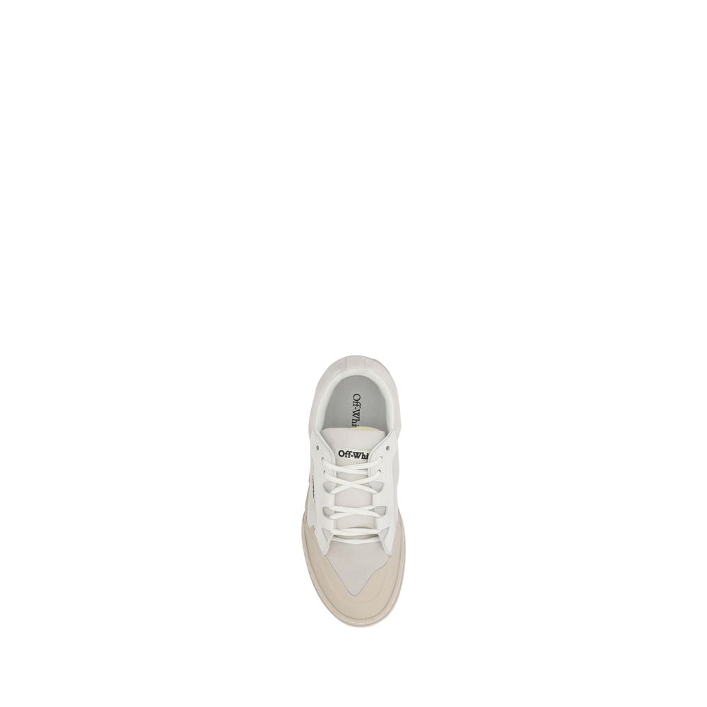 Off-White White Premium Suede Vulcanized 779 Sneakers