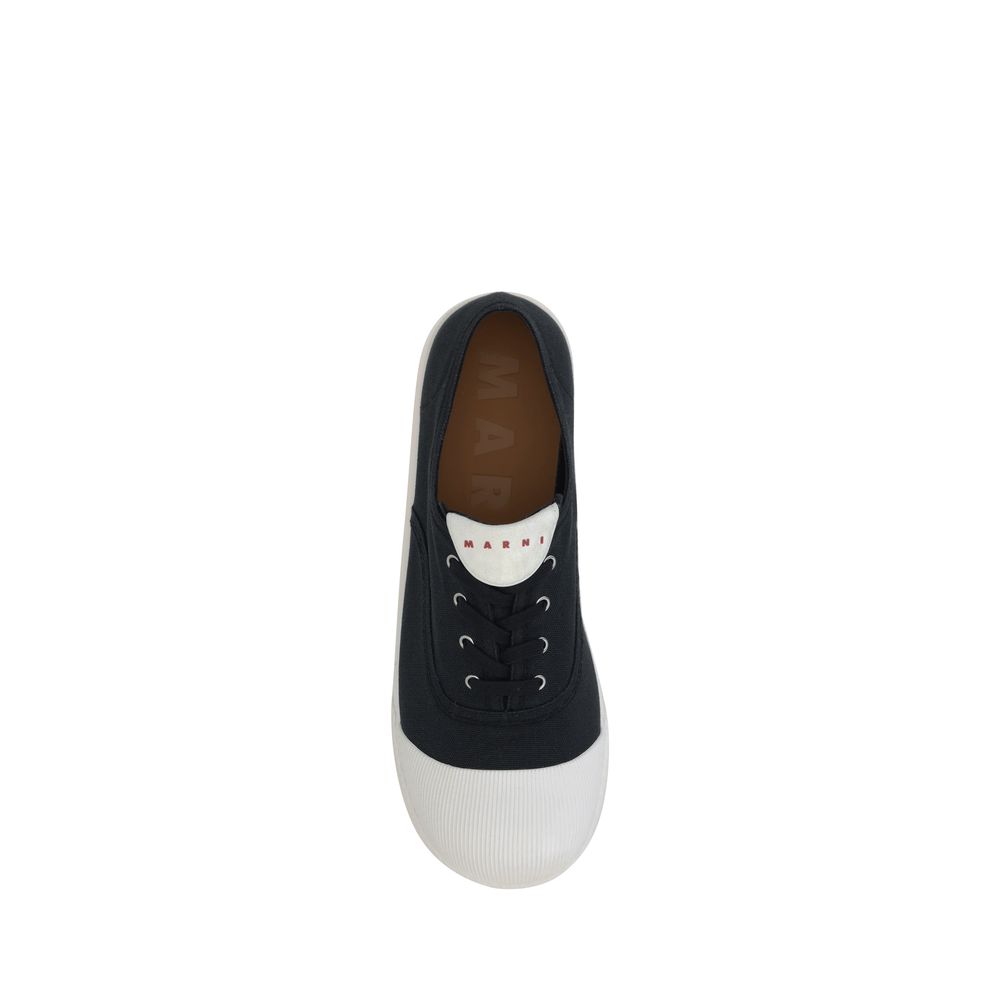 Marni White Leather Sneakers: Elevate Your Style with Luxurious Comfort