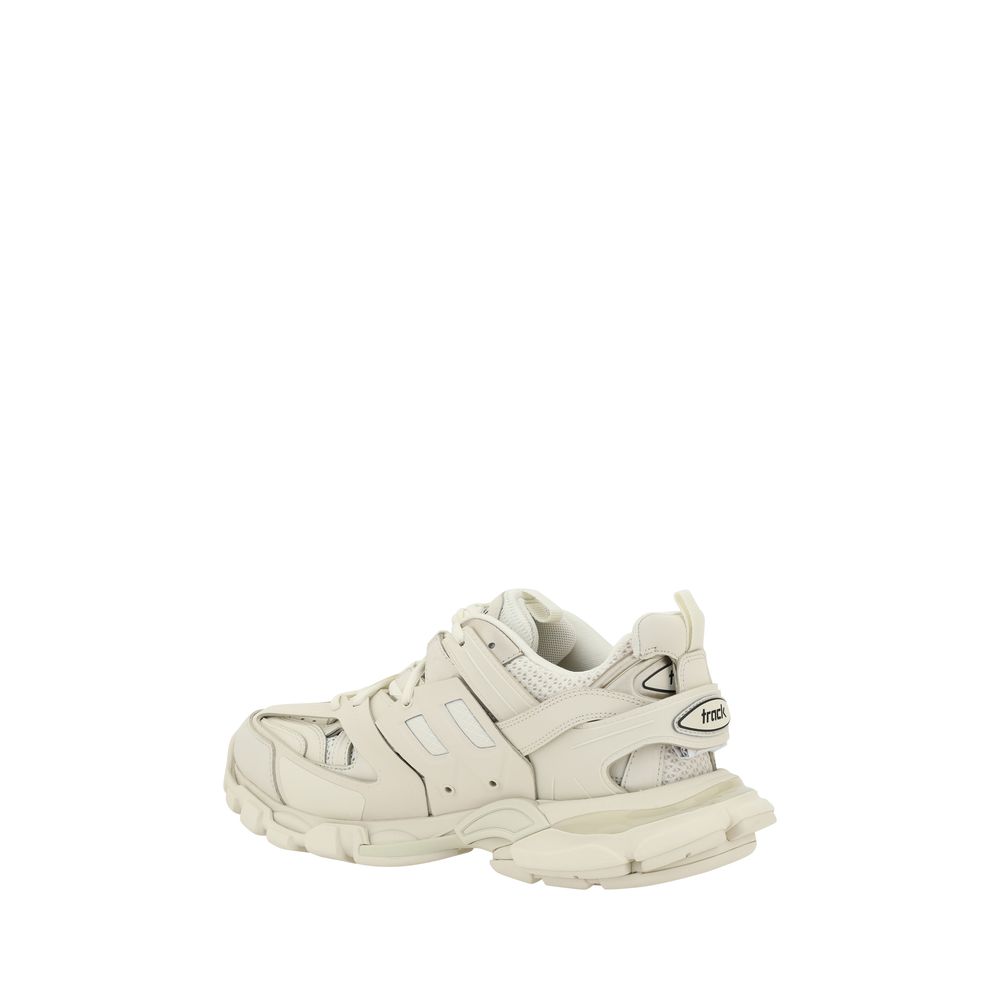 Balenciaga White Mesh Track Sneaker: Modern Luxury Footwear Elegance
