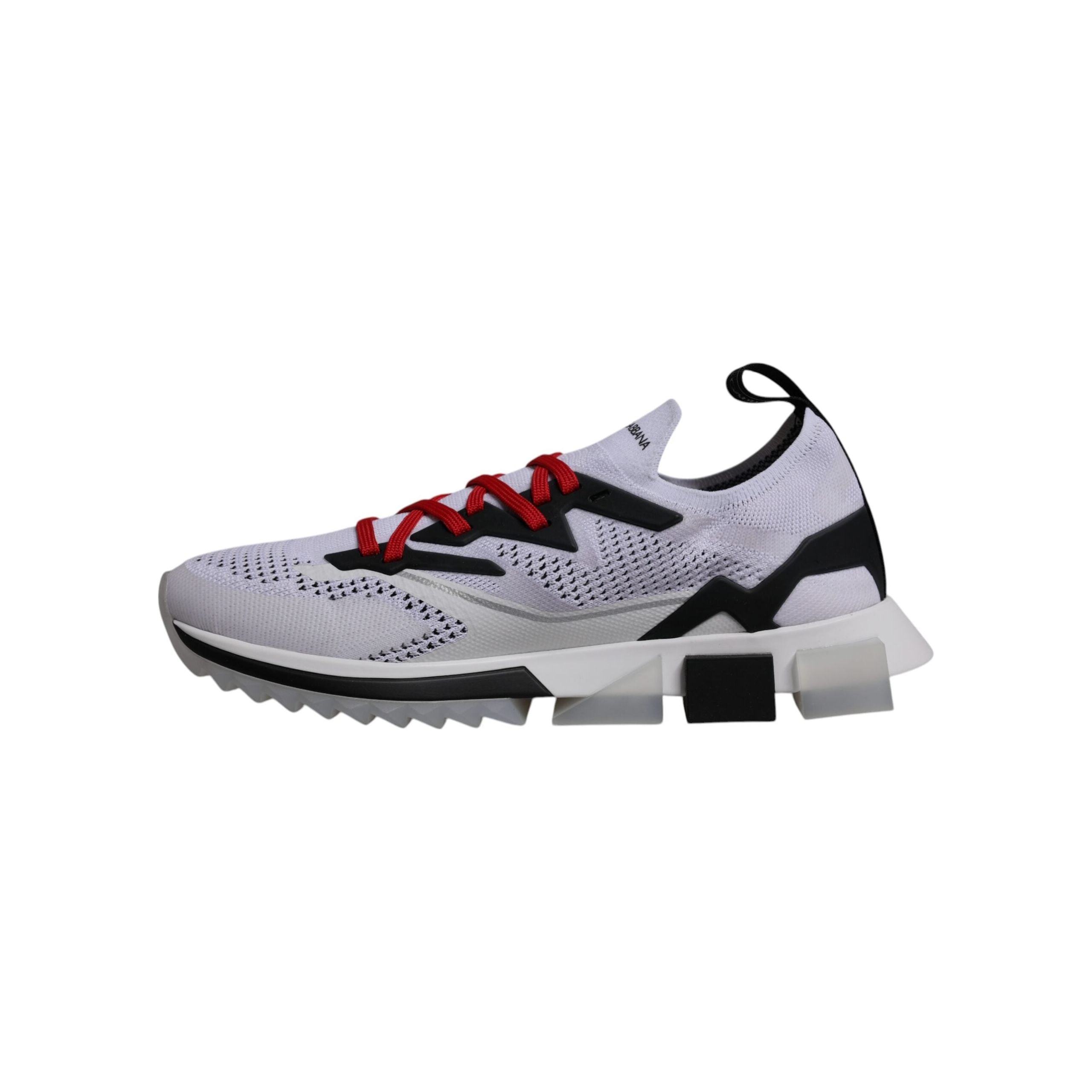 Dolce & Gabbana White Cotton Sport Stretch Sneakers Shoes
