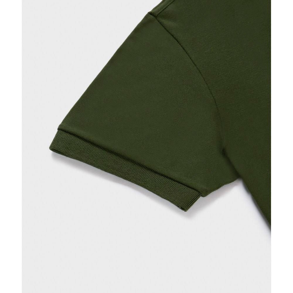 Refrigiwear Green Cotton Polo Shirt for Elevated Style