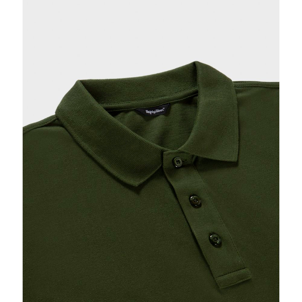 Refrigiwear Green Cotton Polo Shirt for Elevated Style