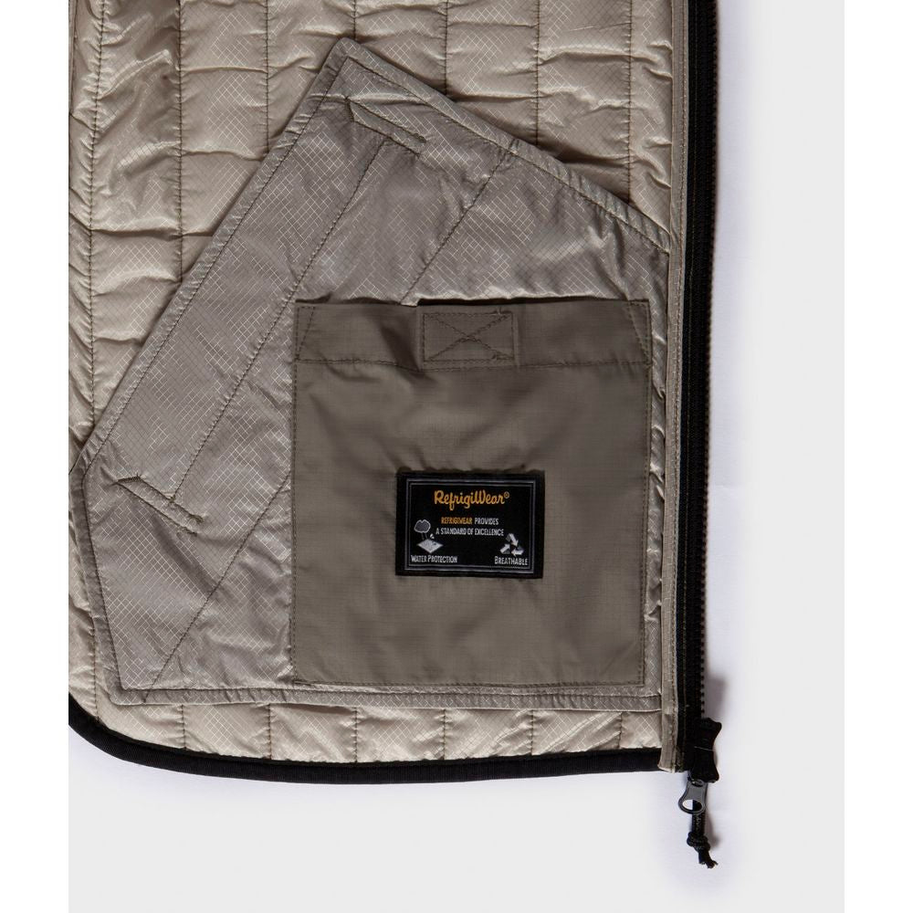 Refrigiwear Gray Quilted Utility Vest for Elevated Style