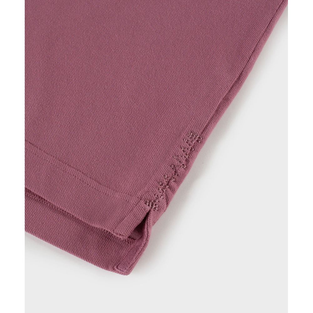 Refrigiwear Pink Cotton Polo Shirt for Effortless Elegance