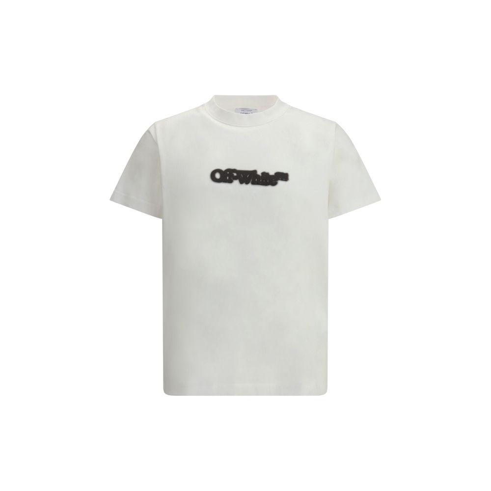 Off-White White Cotton T-Shirt for Elevated Casual Style