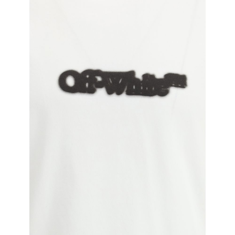 Off-White White Cotton T-Shirt for Elevated Casual Style