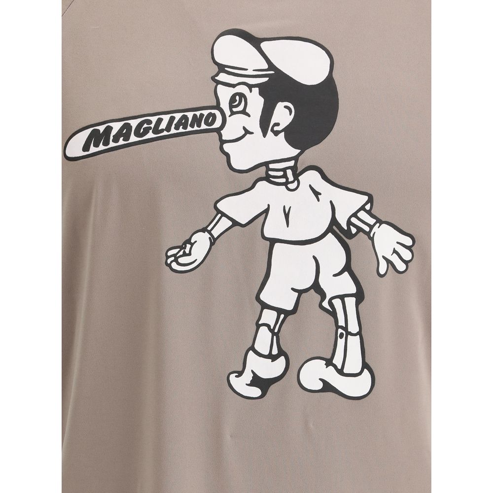 Magliano White Cotton T-Shirt in Luxurious Cotton Elegance