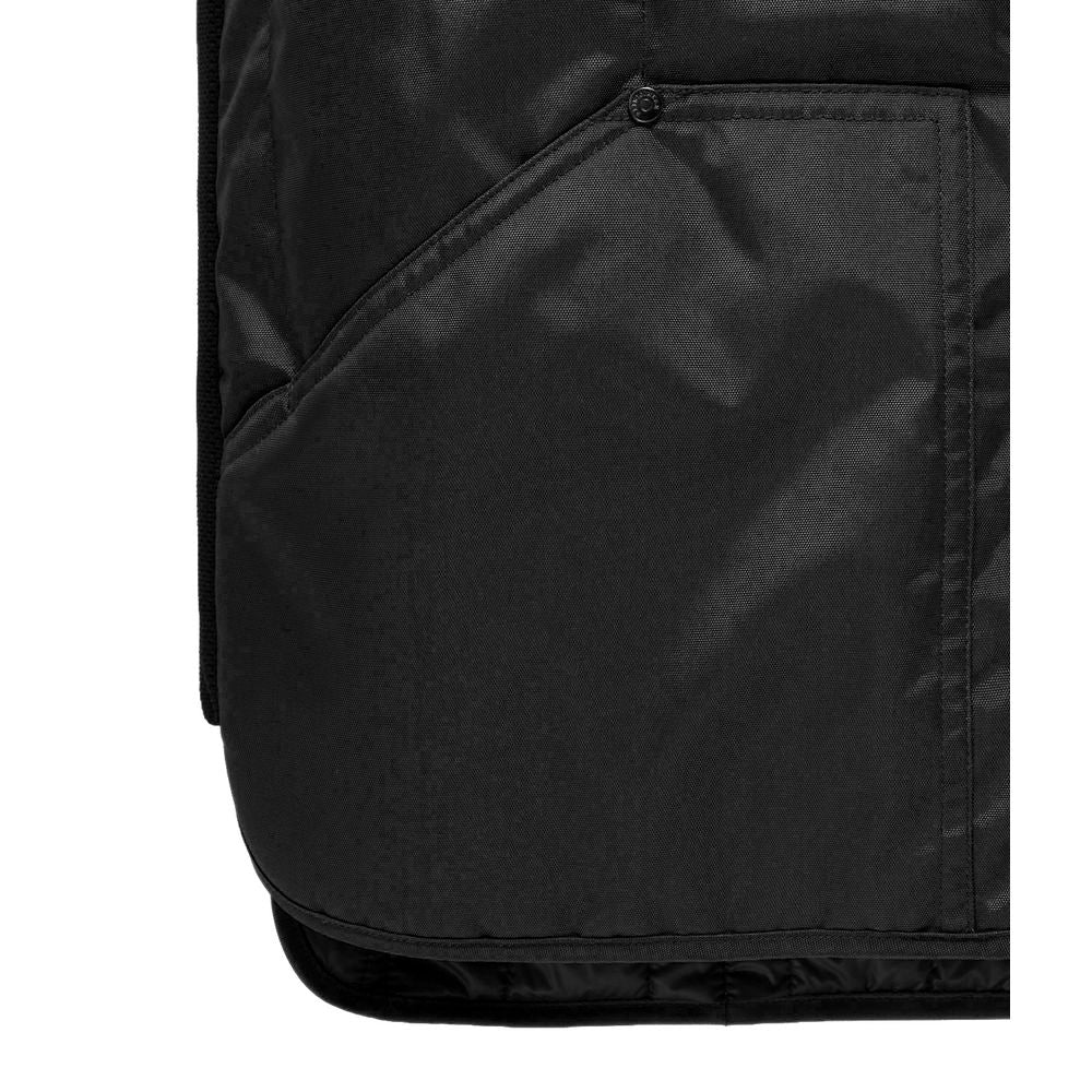 Refrigiwear Black Wool Vest for Timeless Sophistication