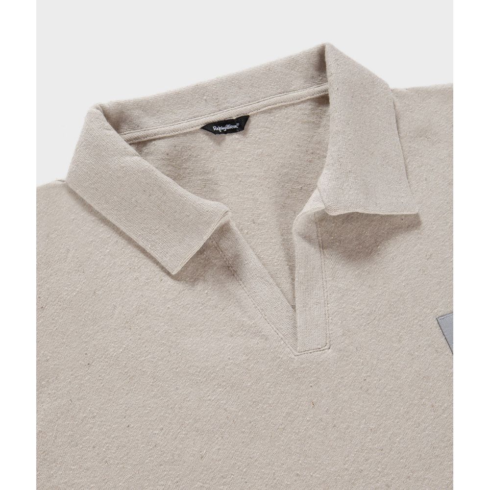 Refrigiwear White Cotton Polo Shirt for Timeless Elegance