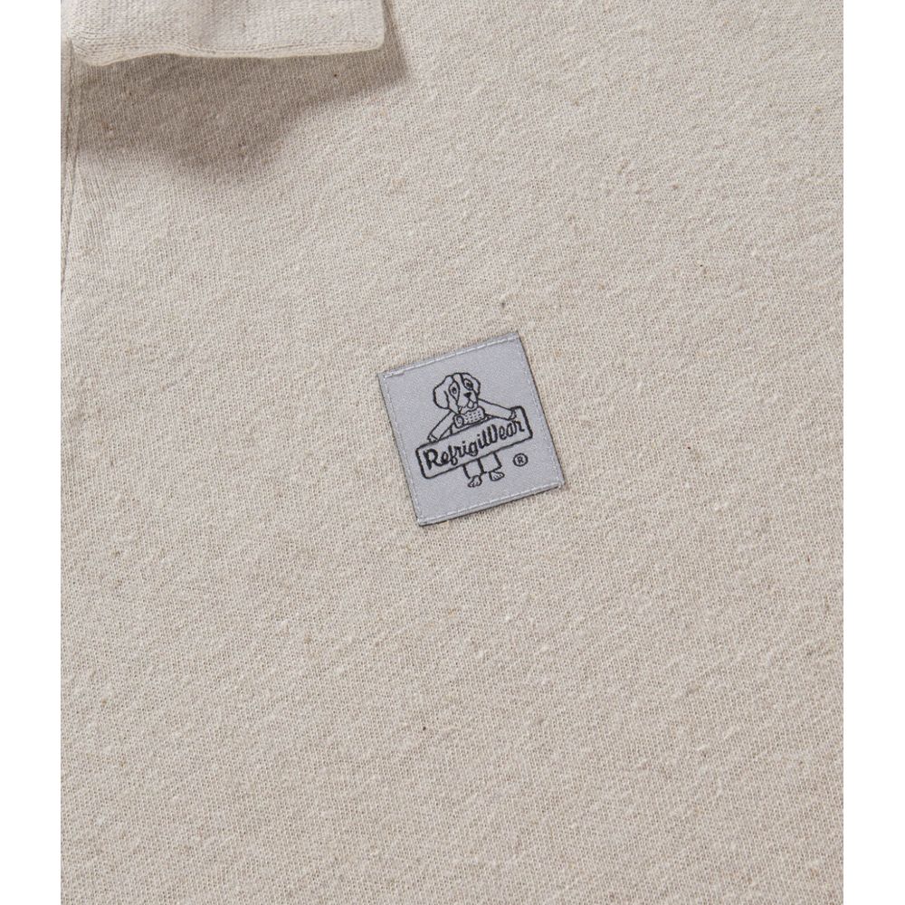 Refrigiwear White Cotton Polo Shirt for Timeless Elegance