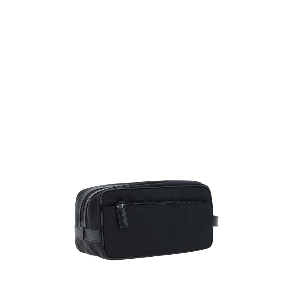 Prada Black Re-Nylon Beauty Case - Elegant Accessory for Modern Luxury