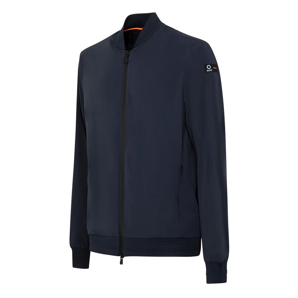 Suns Blue Nylon Jacket - Elevated Style Meets Functionality