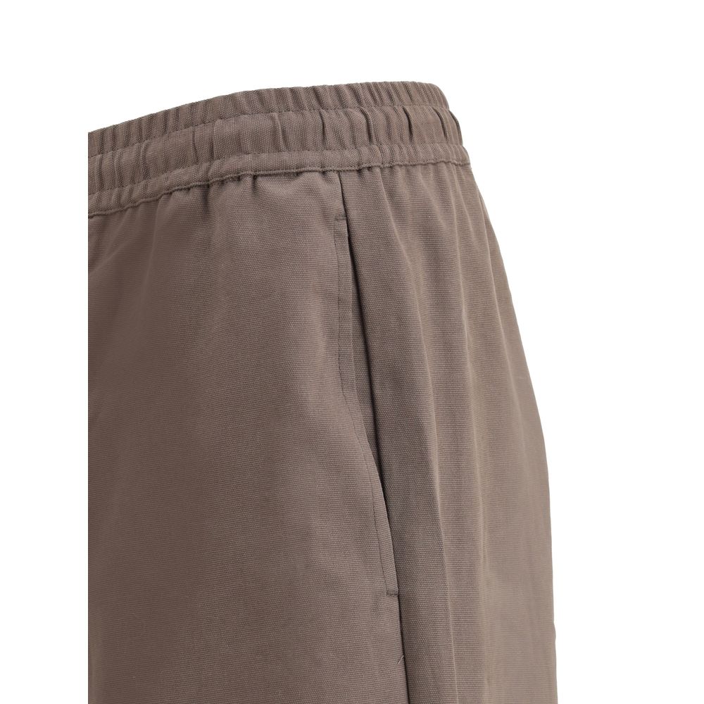 Daily Paper White Cotton Wide-leg Pants for Effortless Elegance
