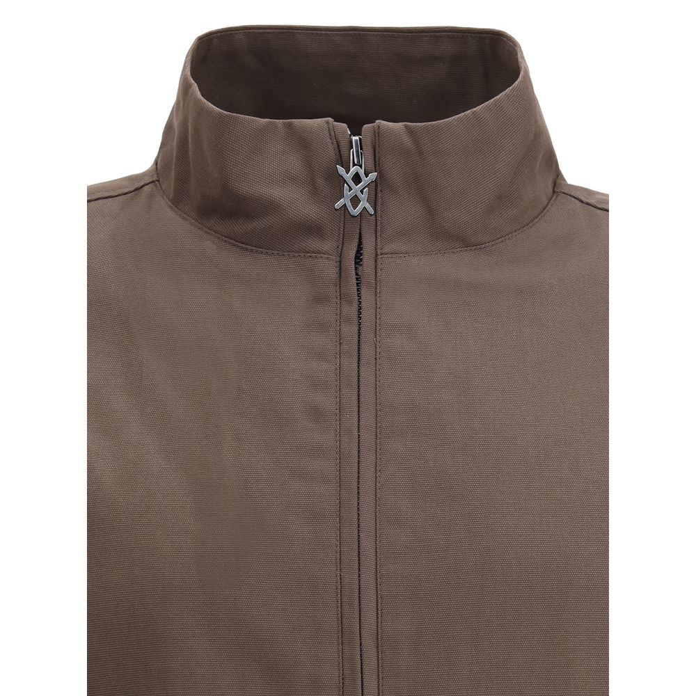 Daily Paper Black Cotton Jacket for Effortless Sophistication