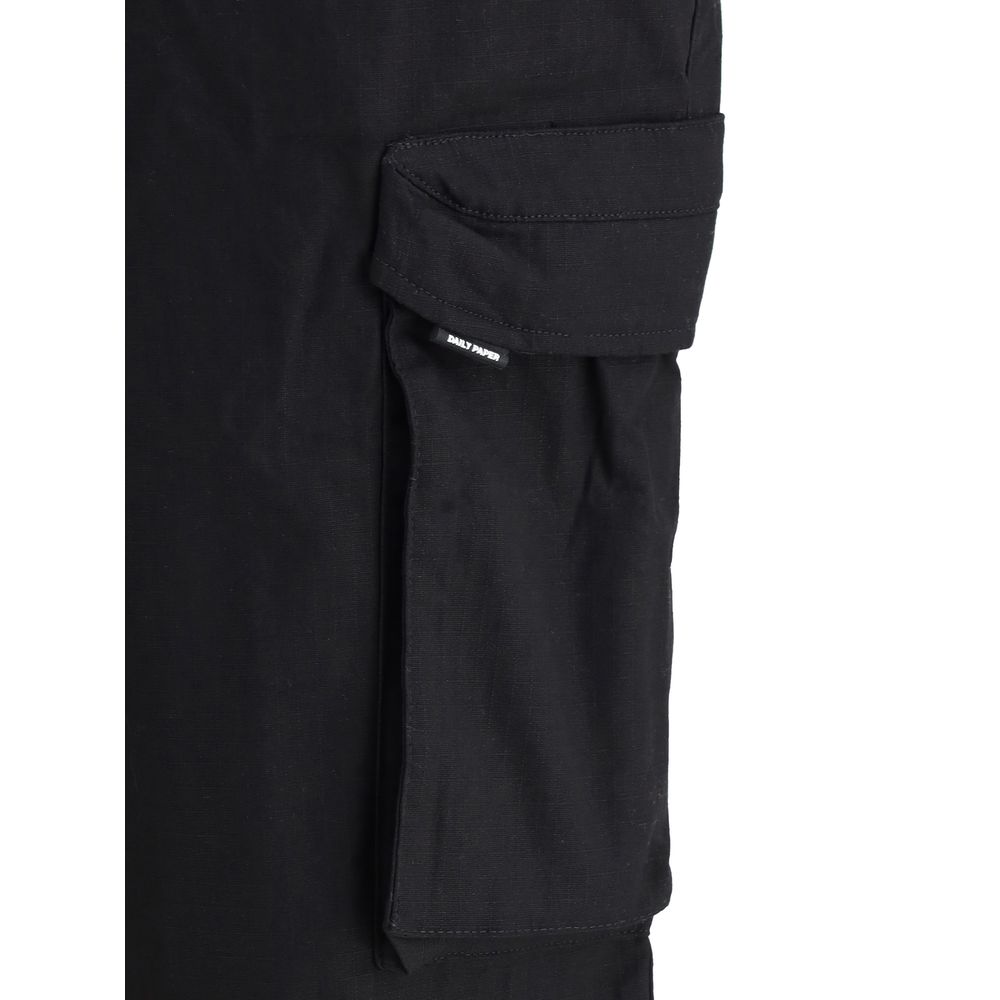 Daily Paper Khaki Cotton Cargo Pants - Effortless Utility Meets Style