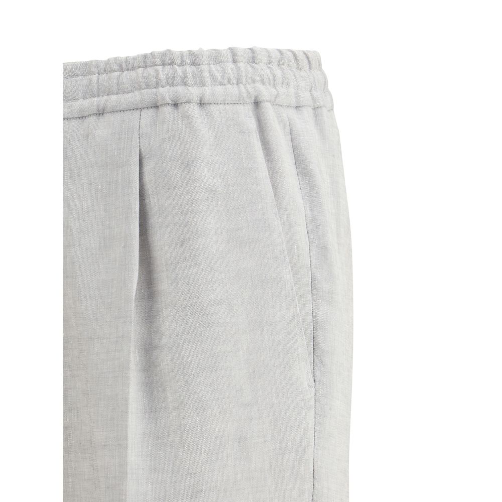 PT Torino Beige Linen Pants for Effortless Elegance and Comfort