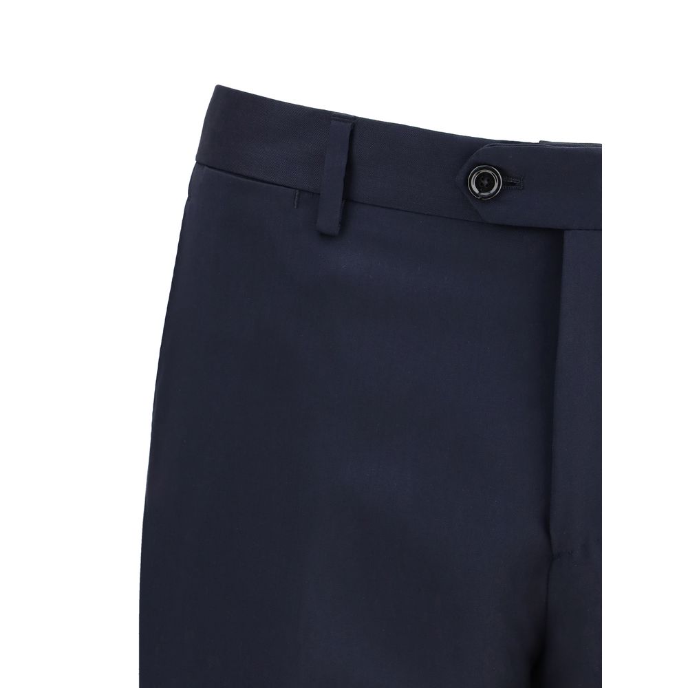 Lardini Navy Virgin Wool Suit: Timeless Elegance in Refined Tailoring