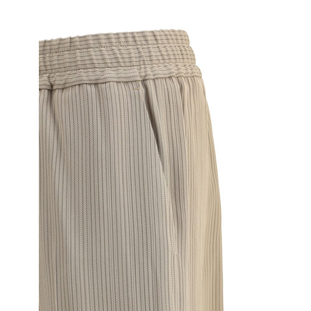Golden Goose Navy Cotton Ivan Pants with Elegant Pinstripe Design
