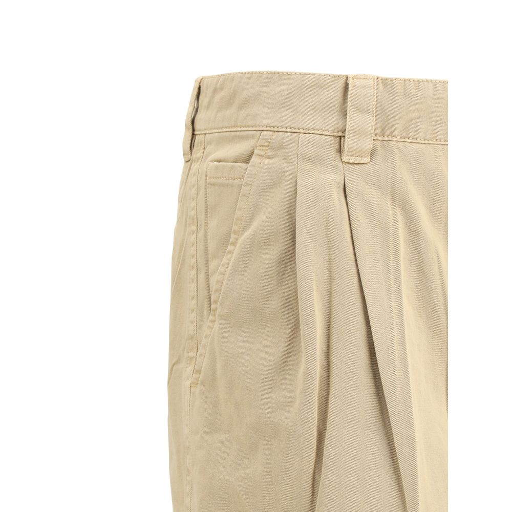 Prada Navy Cotton Shorts for Effortless Sophistication