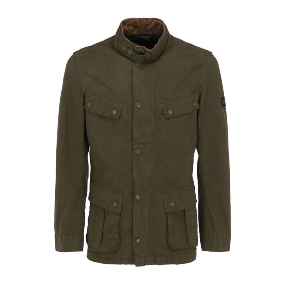 Barbour Olive Cotton Summer Jacket for Timeless Elegance