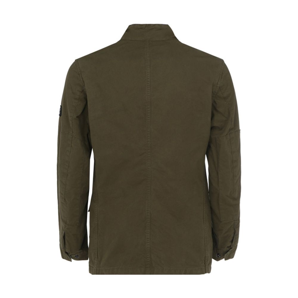Barbour Olive Cotton Summer Jacket for Timeless Elegance