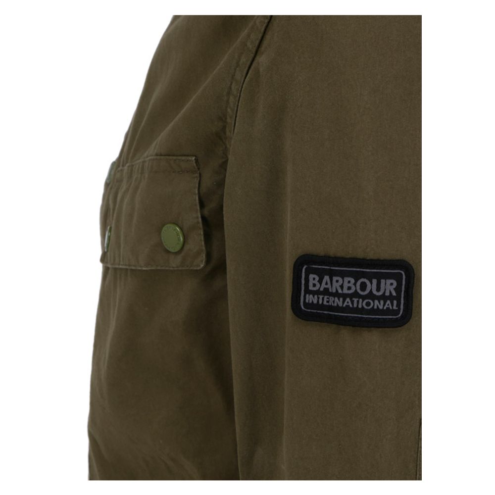 Barbour Olive Cotton Summer Jacket for Timeless Elegance
