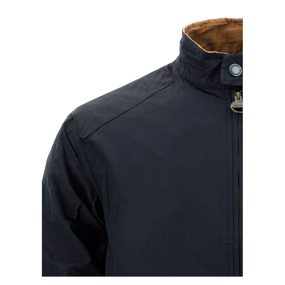 Barbour Green Cotton Harrington Jacket Elegance