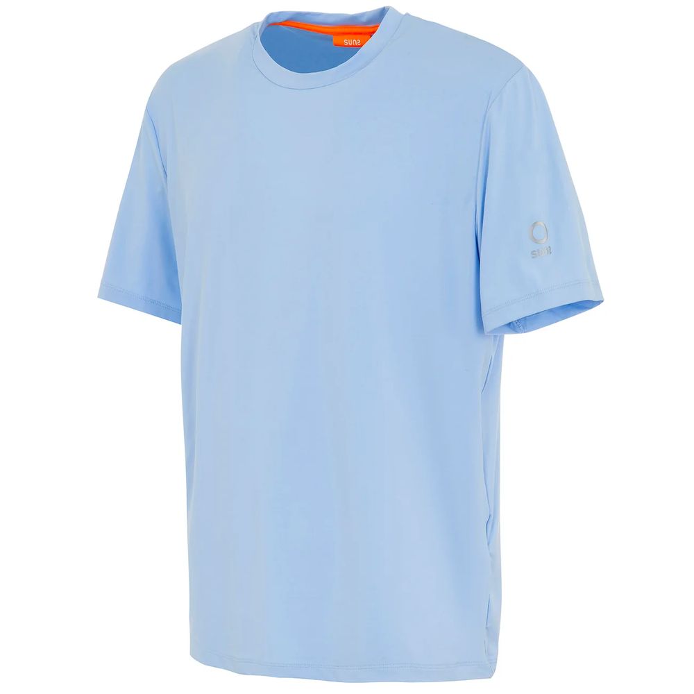 Suns Gray Nylon T-Shirt - Elevated Contemporary Elegance