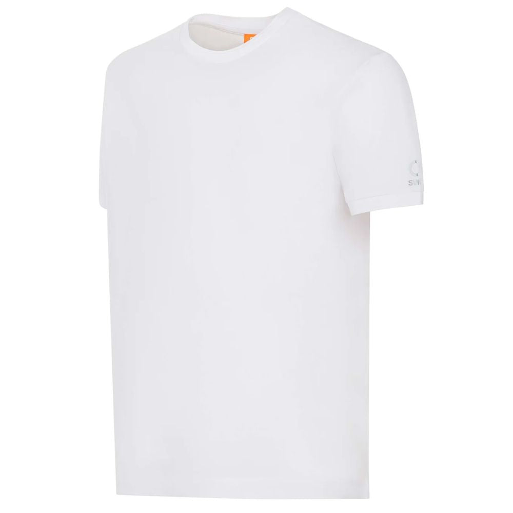 Suns White Cotton T-Shirt - Effortless Luxury Essential