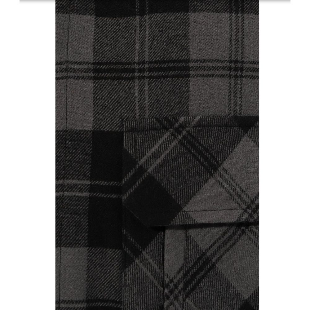 Diego Venturino Gray Cotton Jacket for Contemporary Elegance