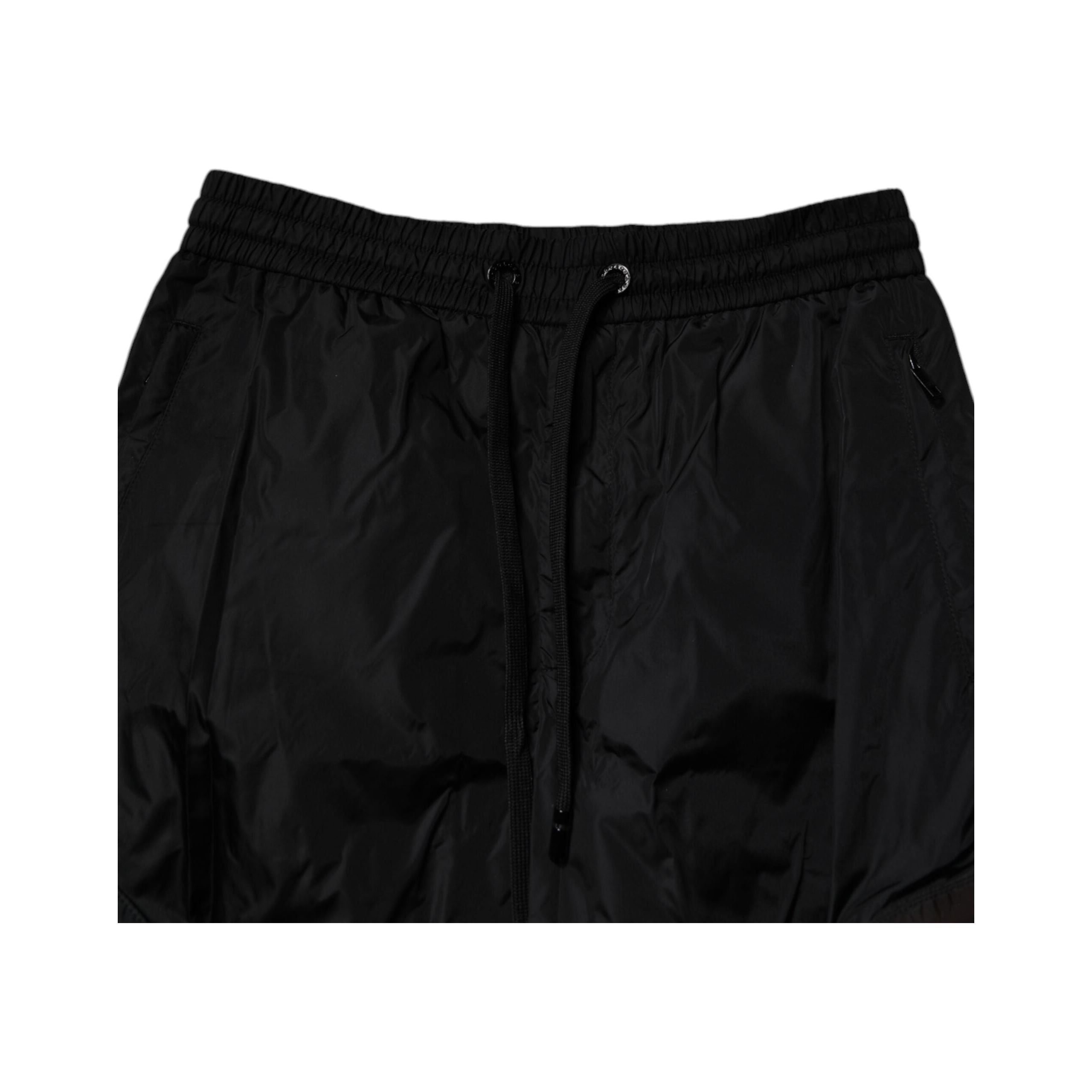 Dolce & Gabbana Black Nylon Cargo Jogger Sweatpants Pants