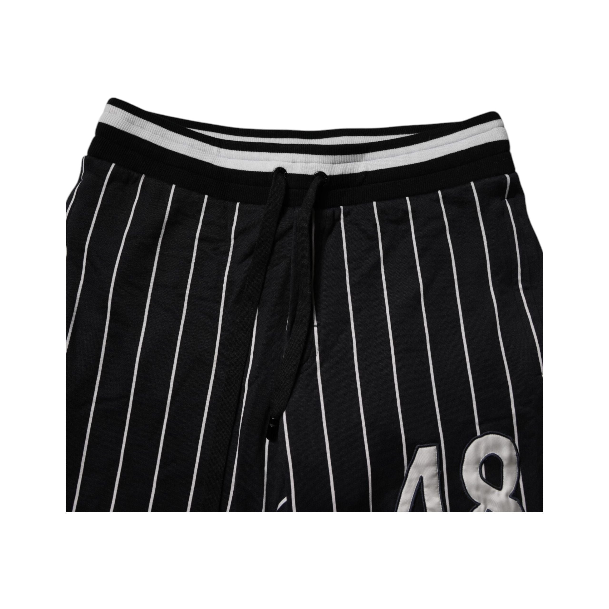 Dolce & Gabbana Black Cotton Jogger Sweatpants Pants