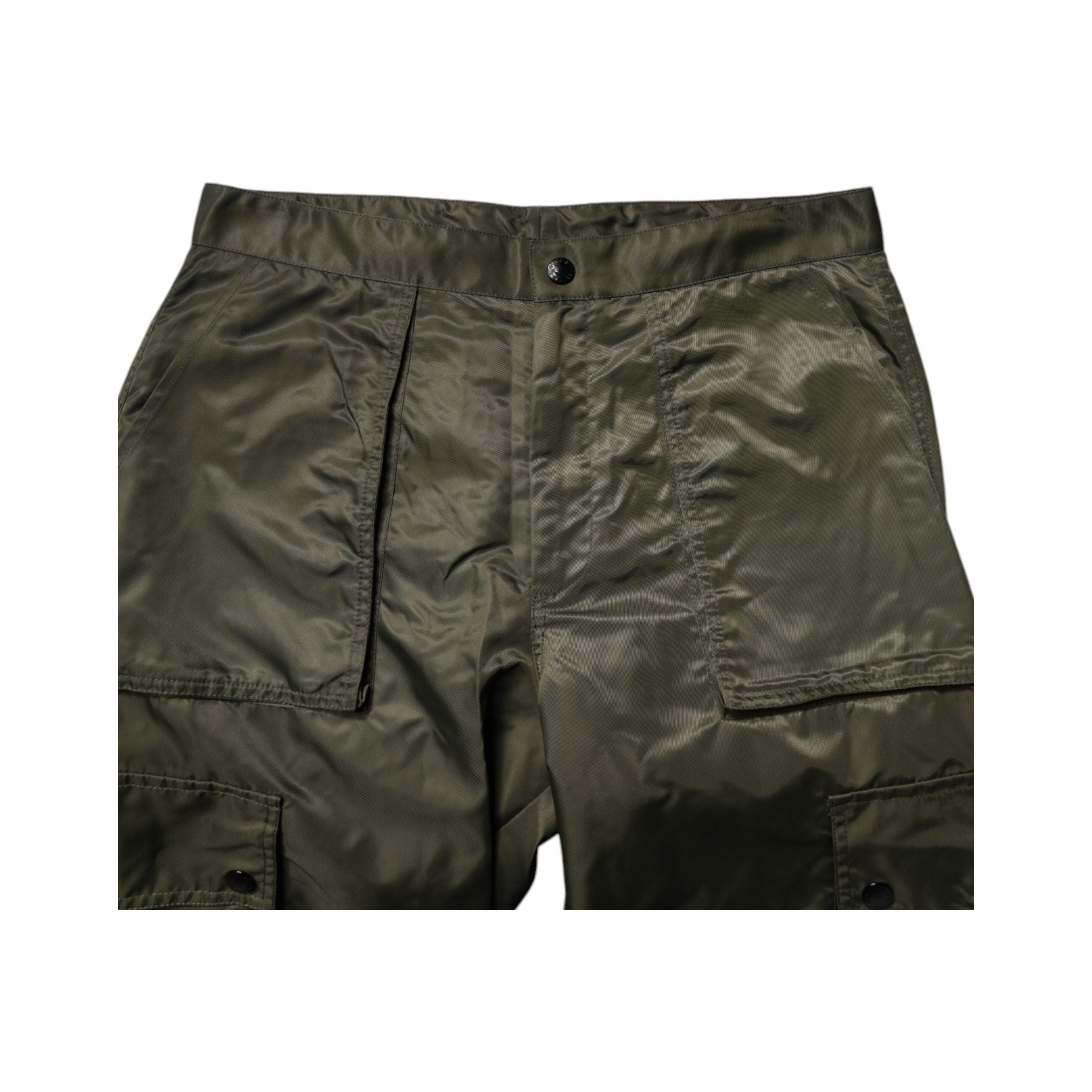 Dolce & Gabbana Dark Green Nylon Cargo Pants
