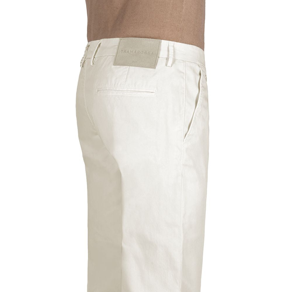 Tramarossa White Cotton Jeans for Elevated Style